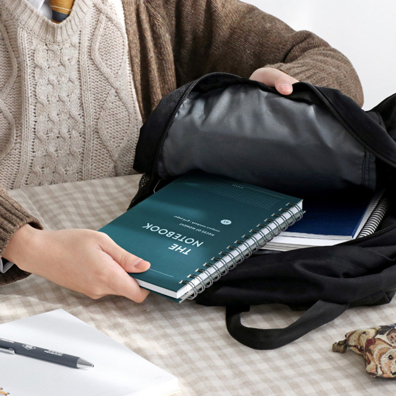 Usage example - ICONIC Compact A5 wire bound grid notebook