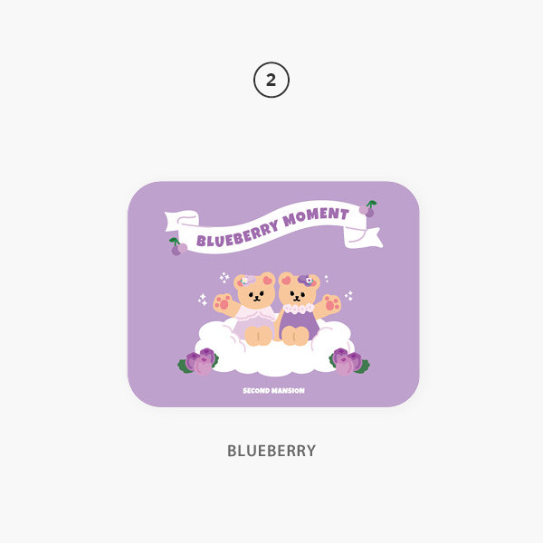 02. Blueberry - Second Mansion Jucy and Paul desk mouse pad