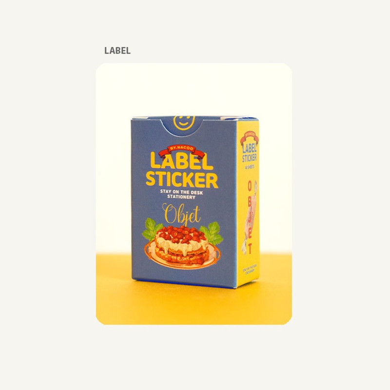 Label - Nacoo Object Mini And Label Sticker Pack Label - Nacoo Object Mini And Label Sticker Pack