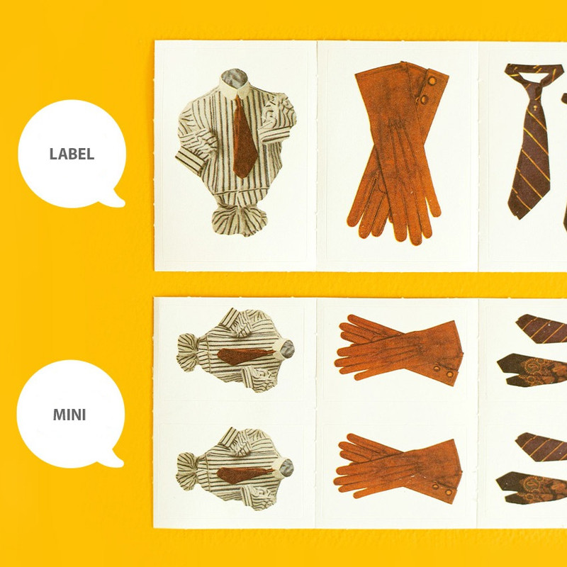 2 type sticker - Nacoo Object Mini And Label Sticker Pack 2 type sticker - Nacoo Object Mini And Label Sticker Pack