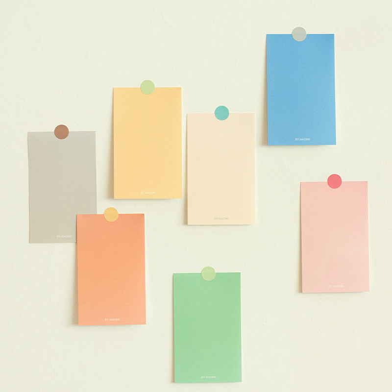 Usage example of NACOO Simple palette notepad 70 sheets