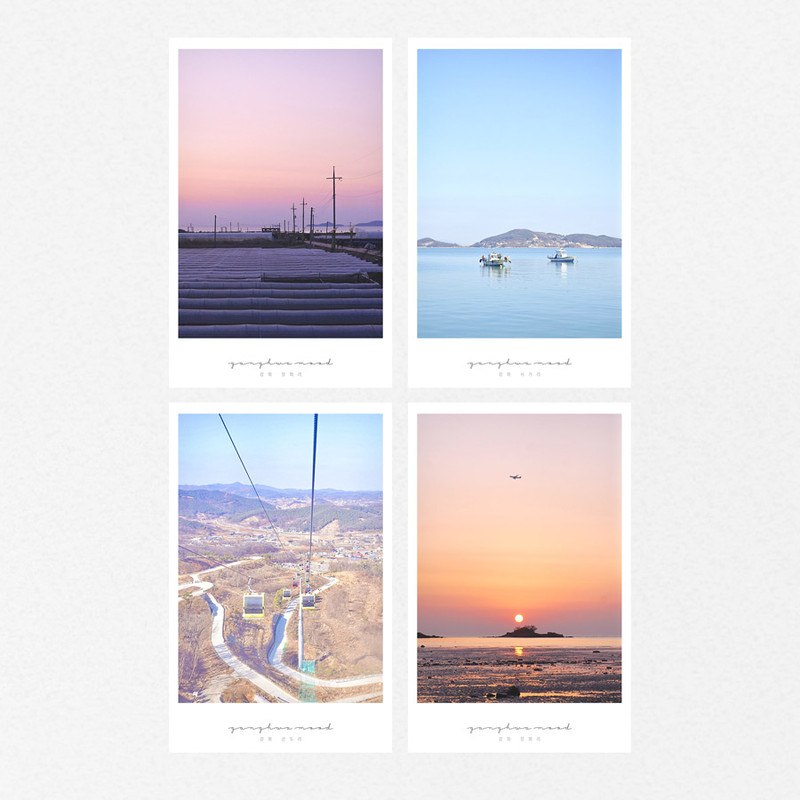 Meri Film Ganghwa mood post card set