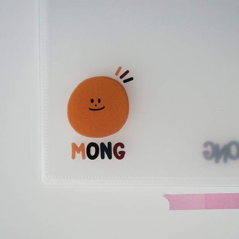 Cute detail - N.IVY Mong pocket translucent document file holder Cute detail - N.IVY Mong pocket translucent document file holder