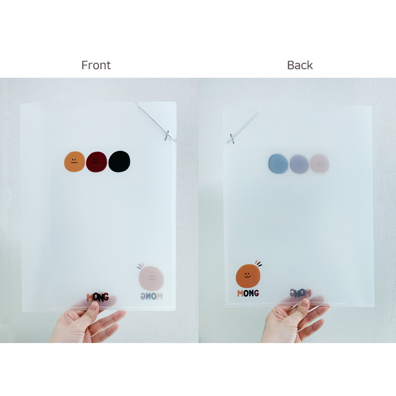N.IVY Mong pocket translucent document file holder N.IVY Mong pocket translucent document file holder