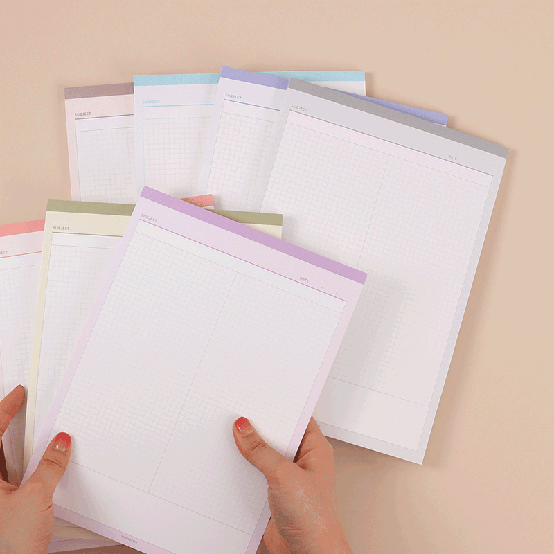 Usage example - Wanna This Standard writing B5 size writing grid  notepad
