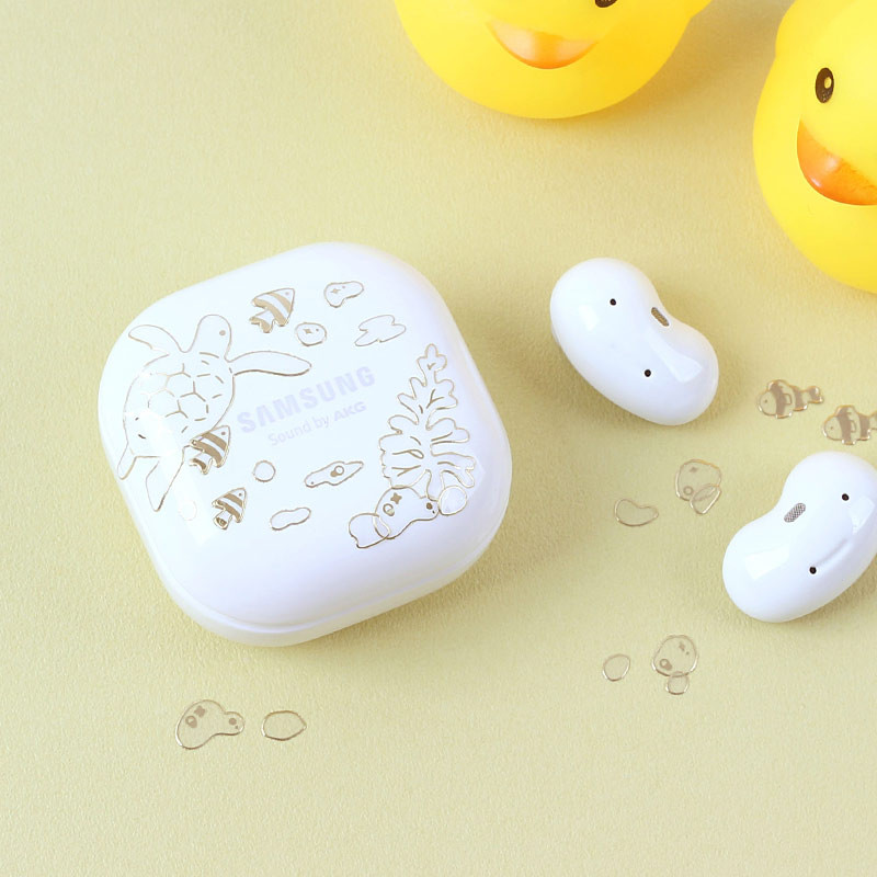 Usage example - Wanna This Ocean twinkle line sticker