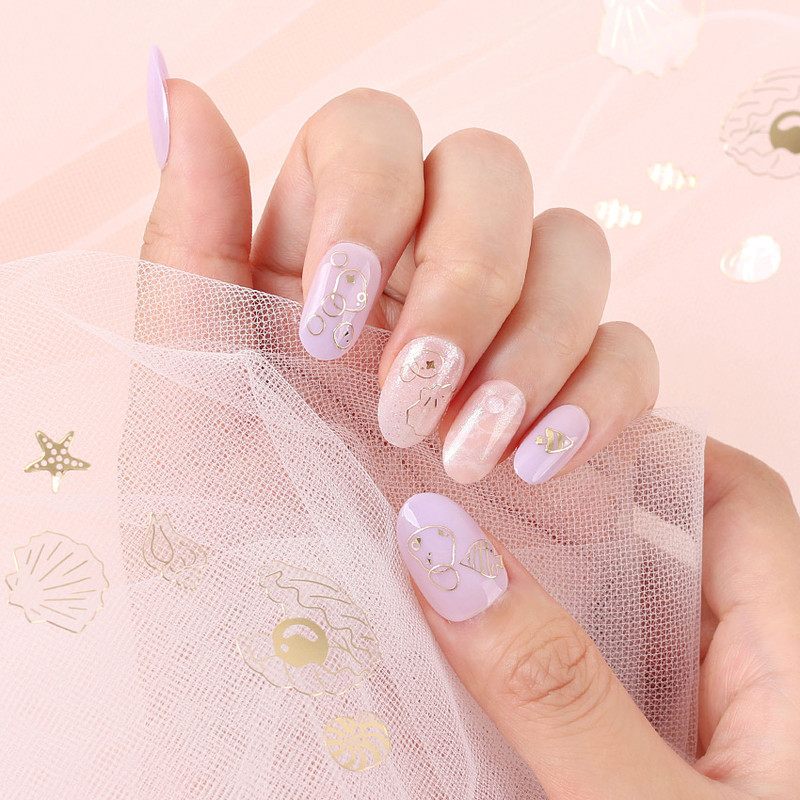 Usage example - Wanna This Ocean twinkle line sticker