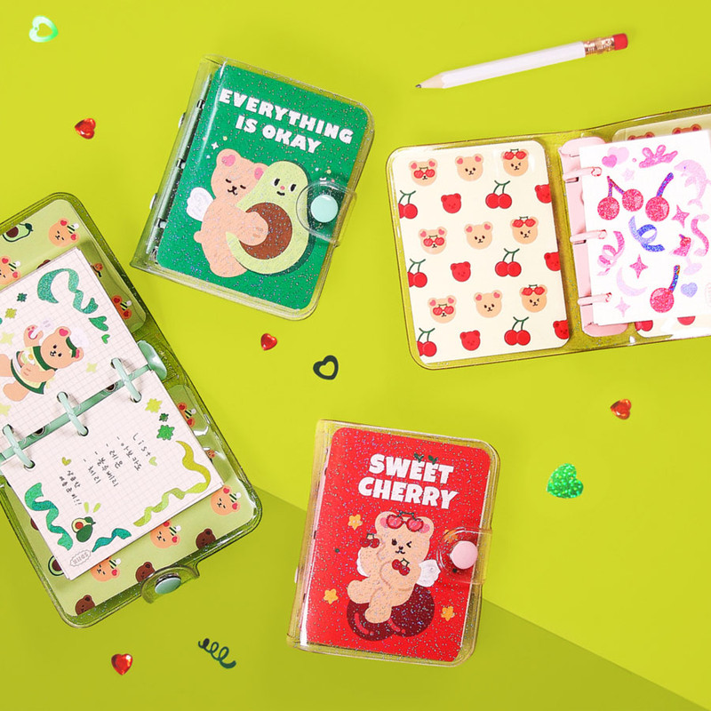 Second Mansion Jucy and Paul 3 ring grid notebook