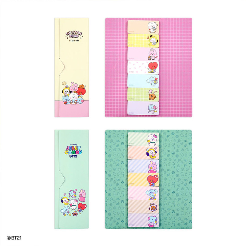 Option - BT21 Baby Sticky Index Bookmark Set Option - BT21 Baby Sticky Index Bookmark Set