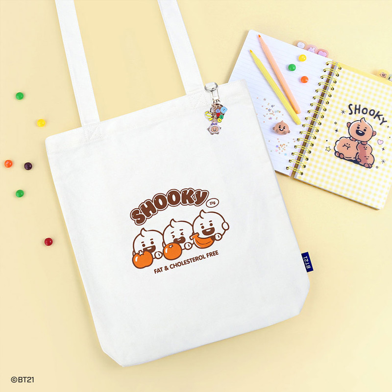 Usage example - BT21 Jelly Candy Baby Canvas Cotton Tote Bag