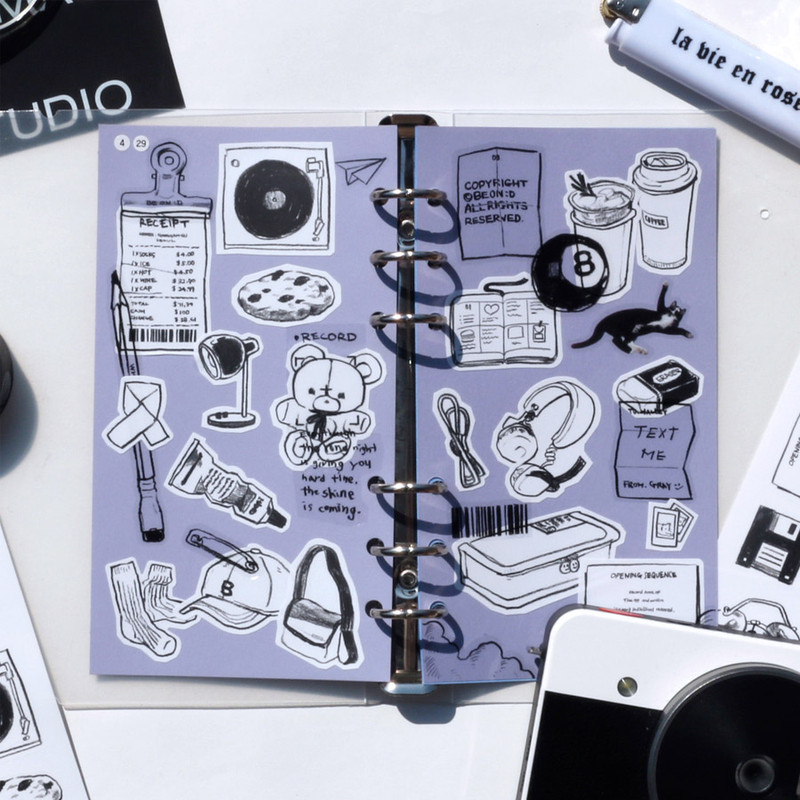 Usage example - After The Rain Object Drawing Sticker Set