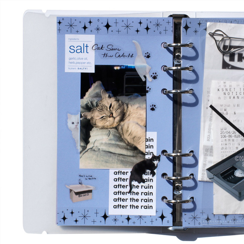 Usage example - After The Rain Object Cat Save The World Sticker Set