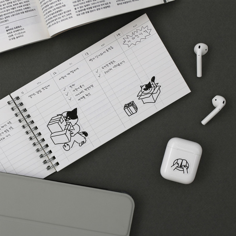 Usage example - Stay Steady 6 Months Dateless Weekly Study Planner