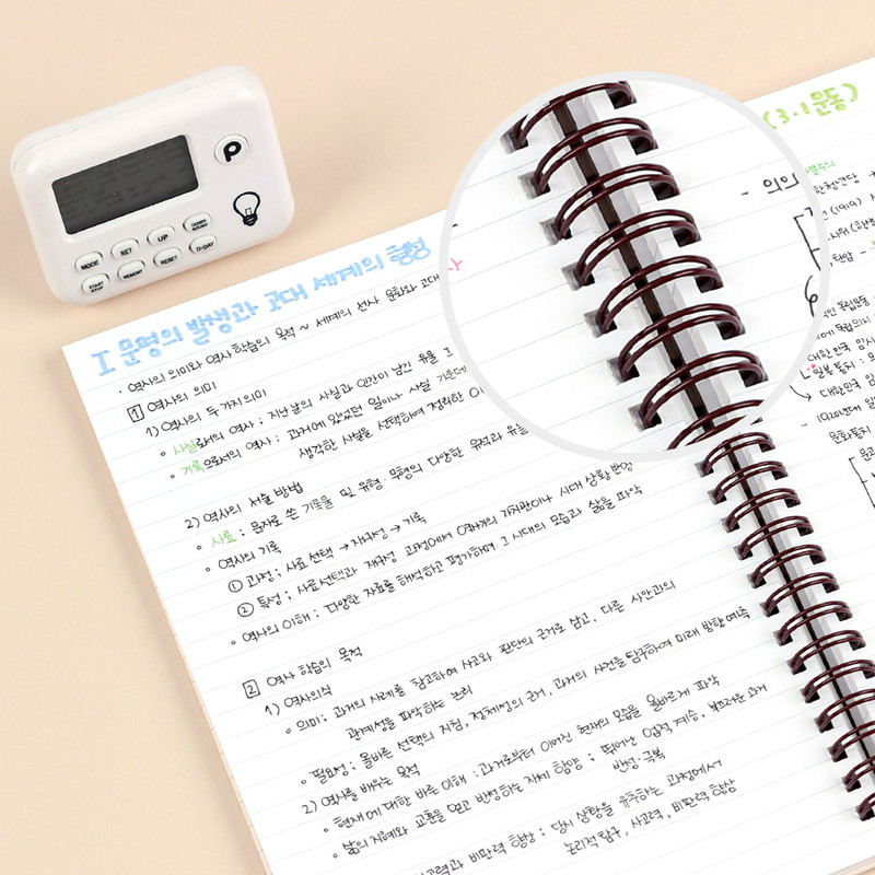 Usage example - Wanna This Standard Writing A5 Wire Bound Lined Notebook