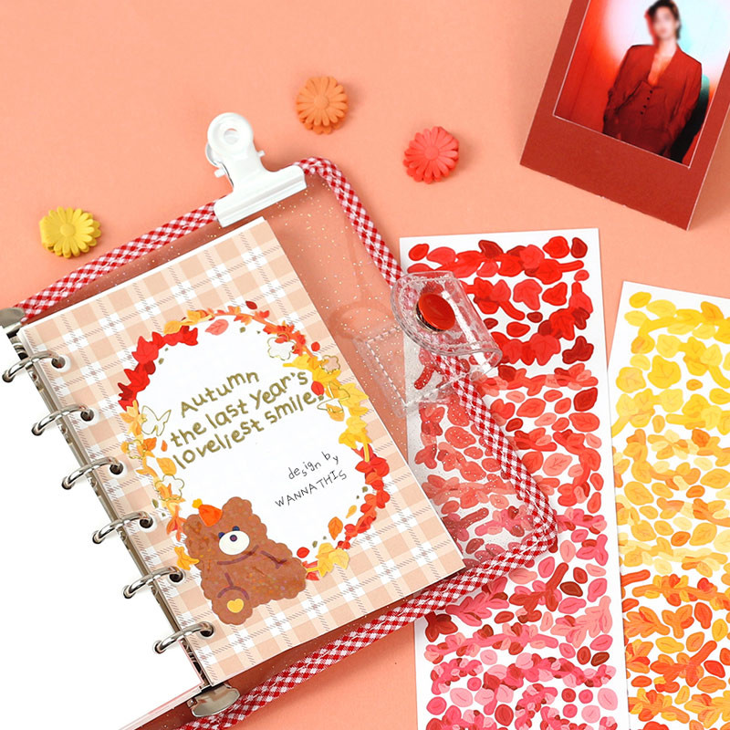 Usage example - Wanna This Forest's Leaf Paper Sticker Usage example - Wanna This Forest's Leaf Paper Sticker