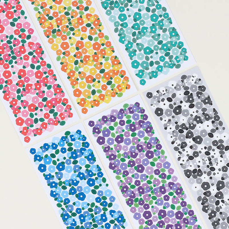 Wanna This Forest's Monggeul Flower Paper Sticker Pack