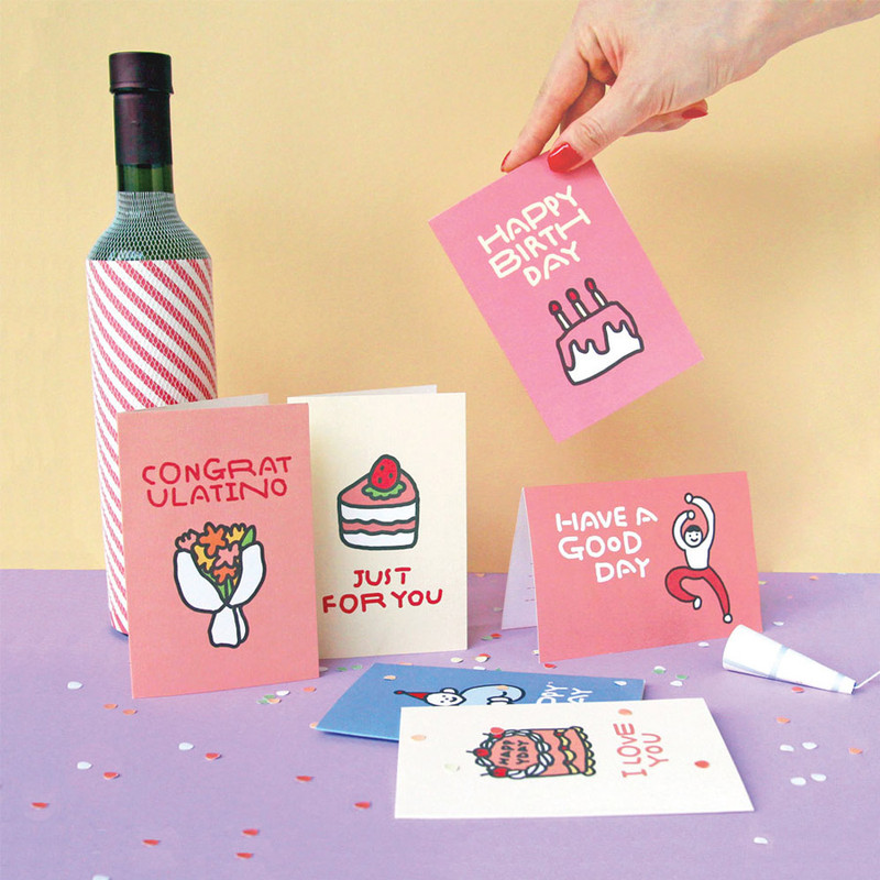 Jam studio Handwriting Congratulation Card and Envelope  Jam studio Handwriting Congratulation Card and Envelope