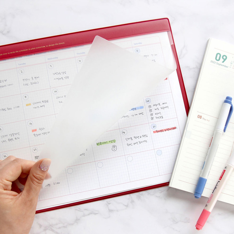 Jam studio A4 Monthly Dateless Desk Pad Planner Jam studio A4 Monthly Dateless Desk Pad Planner