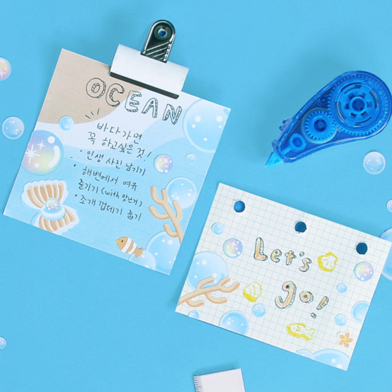 Usage example of Second Mansion Background Ocean Removable Sticker 01-06 Usage example of Second Mansion Background Ocean Removable Sticker 01-06