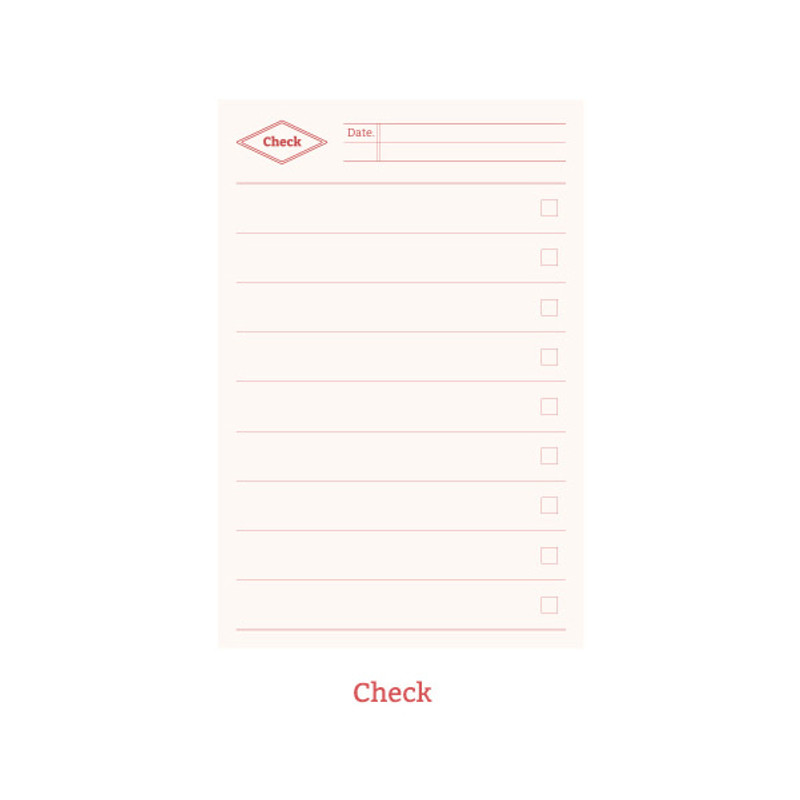 Check - Dash And Dot About Time Plan Checklist Memo Sticky Notepad Check - Dash And Dot About Time Plan Checklist Memo Sticky Notepad