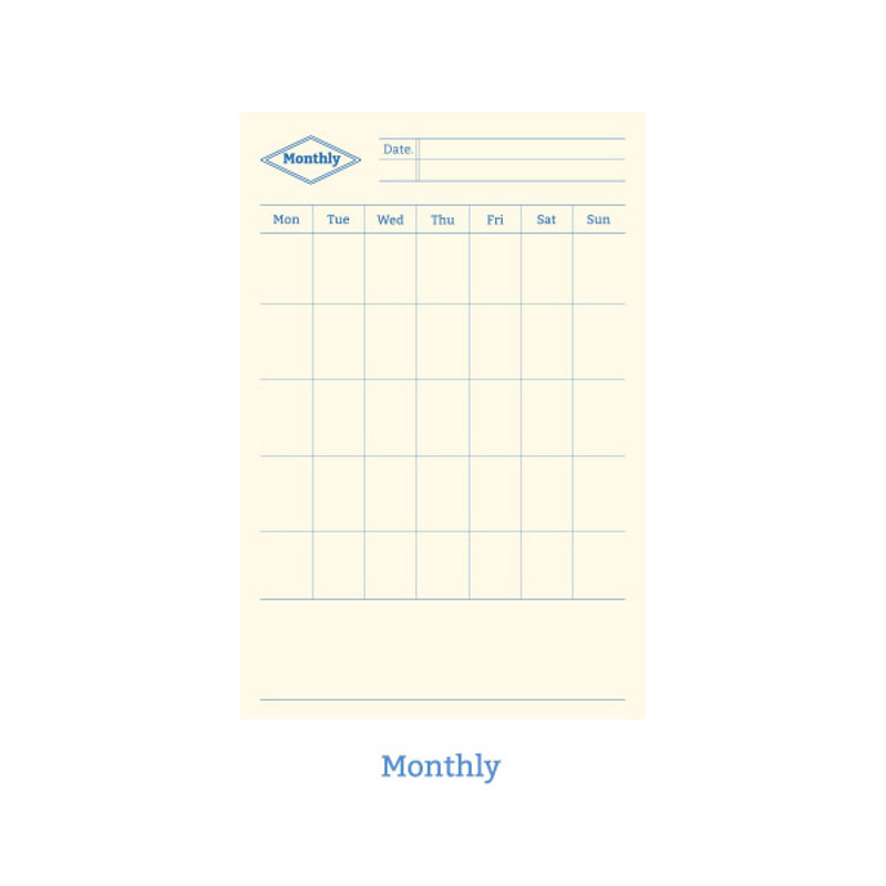Monthly - Dash And Dot About Time Plan Checklist Memo Sticky Notepad Monthly - Dash And Dot About Time Plan Checklist Memo Sticky Notepad