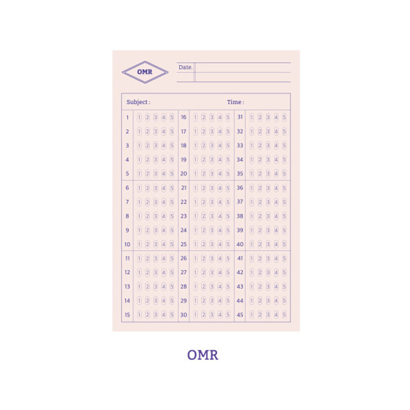 OMR - Dash And Dot About Time Plan Checklist Memo Sticky Notepad OMR - Dash And Dot About Time Plan Checklist Memo Sticky Notepad