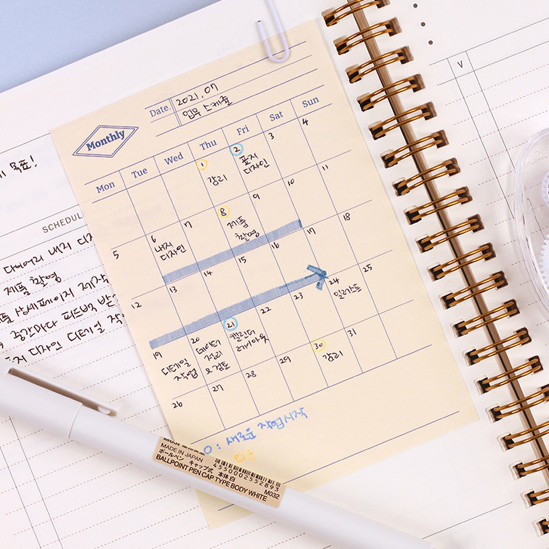 Usage example - Dash And Dot About Time Plan Checklist Memo Sticky Notepad Usage example - Dash And Dot About Time Plan Checklist Memo Sticky Notepad