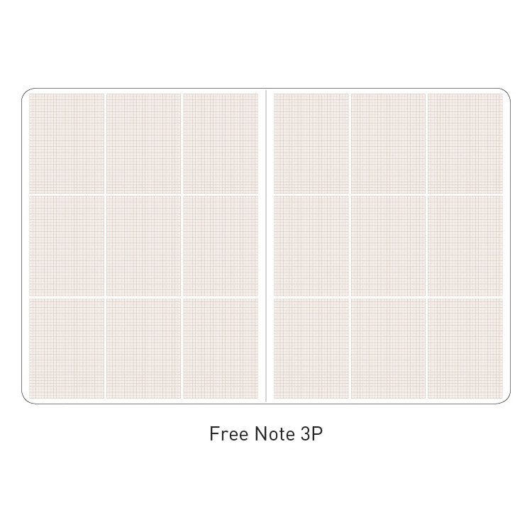 Free note - Ardium 2022 Big dated monthly planner scheduler