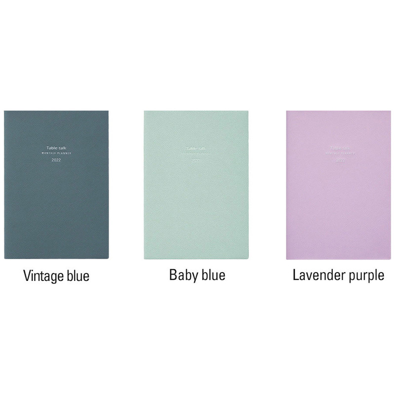 Color - Antenna Shop 2022 Table Talk B5 Dated Monthly Diary Planner Color - Antenna Shop 2022 Table Talk B5 Dated Monthly Diary Planner