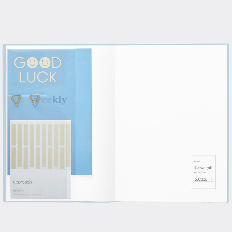 Pocket - Antenna Shop 2022 Table Talk B5 Dated Monthly Diary Planner Pocket - Antenna Shop 2022 Table Talk B5 Dated Monthly Diary Planner