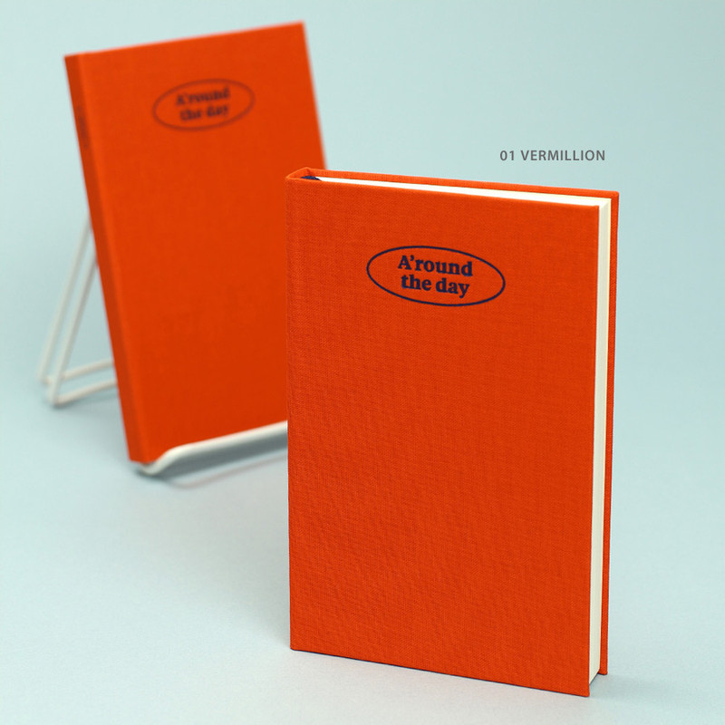 01 Vermillon - Paperian 2022 A'round the Day A6 dated weekly diary planner 01 Vermillon - Paperian 2022 A'round the Day A6 dated weekly diary planner