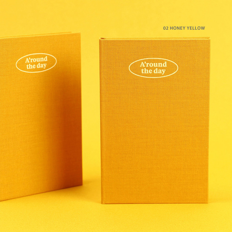 02 Honey Yellow - Paperian 2022 A'round the Day A6 dated weekly diary planner 02 Honey Yellow - Paperian 2022 A'round the Day A6 dated weekly diary planner
