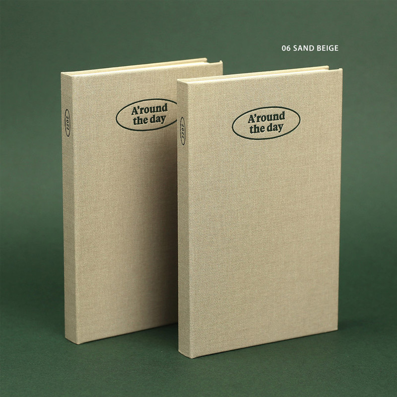 06 Sand Beige - Paperian 2022 A'round the Day A6 dated weekly diary planner 06 Sand Beige - Paperian 2022 A'round the Day A6 dated weekly diary planner