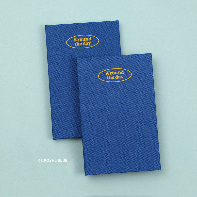 03 Royal Blue - Paperian 2022 A'round the Day A6 dated weekly diary planner 03 Royal Blue - Paperian 2022 A'round the Day A6 dated weekly diary planner