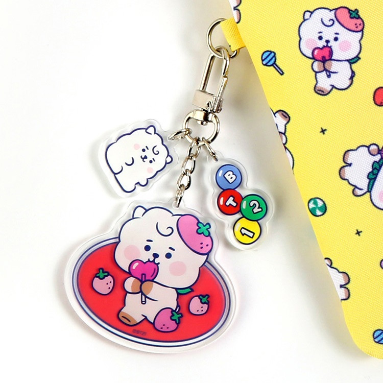BT21 Jelly Candy Baby Acrylic Keyring - Fallindesign.com