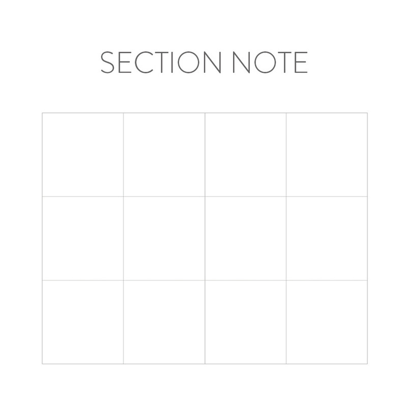 Section note - Indigo 2022 Prism A5 Dated Monthly Diary Planner Section note - Indigo 2022 Prism A5 Dated Monthly Diary Planner