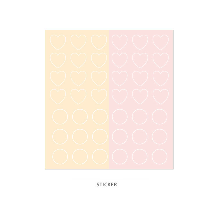 Sticker - Indigo 2022 The temperature of the day monthly desk calendar
