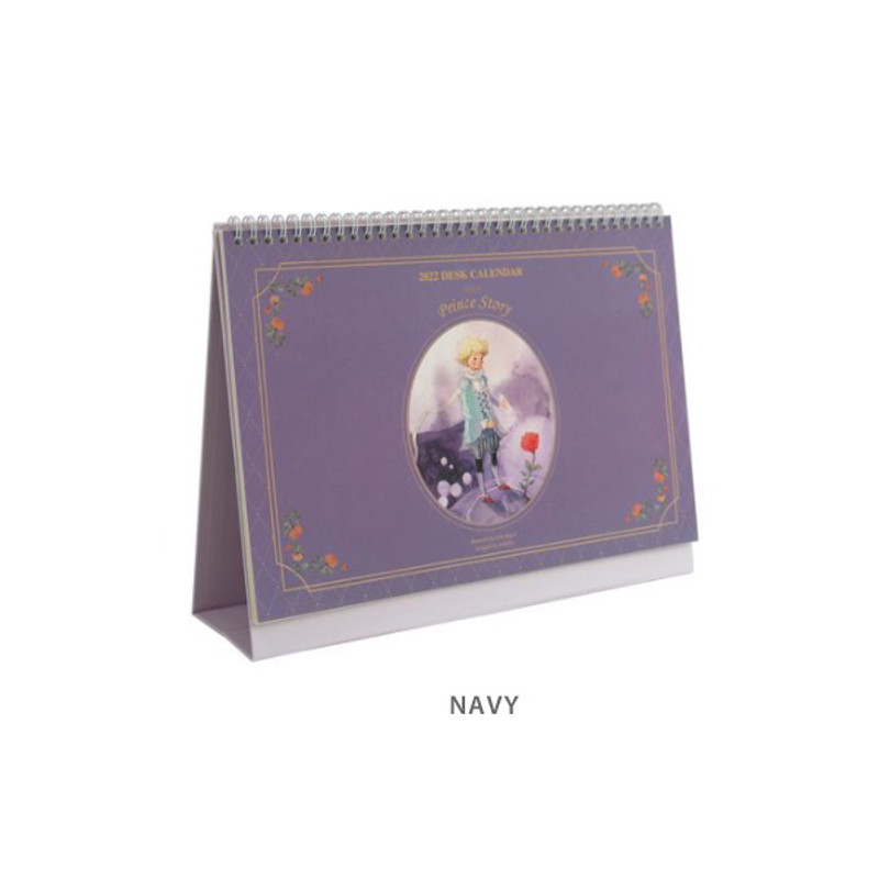Purple - Indigo 2022 Prince Story monthly desk standing calendar Purple - Indigo 2022 Prince Story monthly desk standing calendar