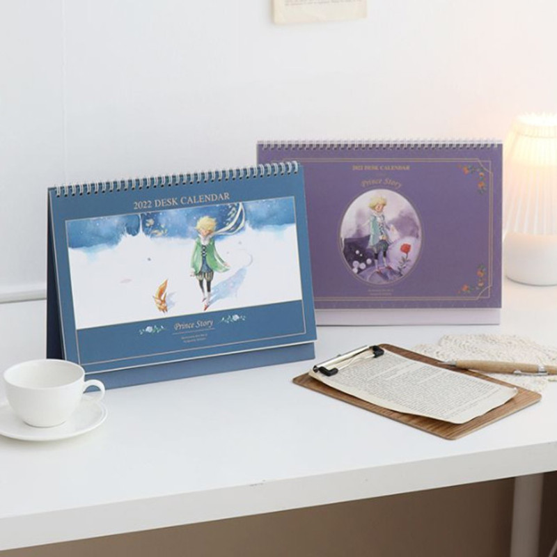 Indigo 2022 Prince Story monthly desk standing calendar Indigo 2022 Prince Story monthly desk standing calendar