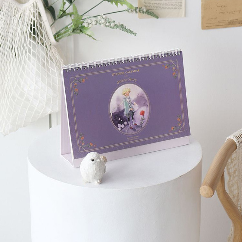 Indigo 2022 Prince Story monthly desk standing calendar Indigo 2022 Prince Story monthly desk standing calendar