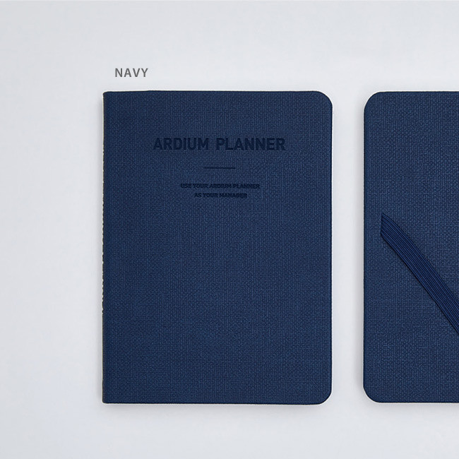 Navy - Ardium 2022 Simple Small Dated Weekly Planner Scheduler