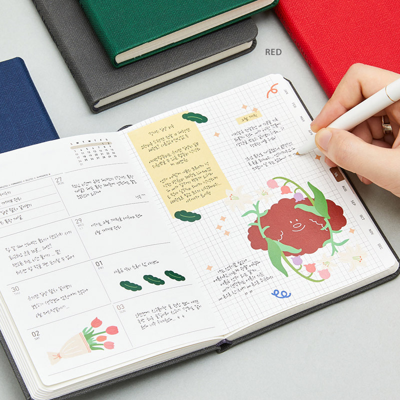 Weekly plan - Ardium 2022 Simple Small Dated Weekly Planner Scheduler