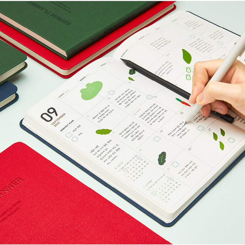 Monthly plan - Ardium 2022 Simple Large Dated Monthly Planner Scheduler