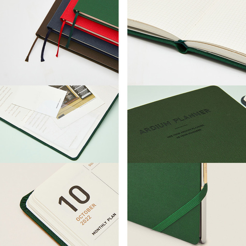 Detail of Ardium 2022 Simple Large Dated Monthly Planner Scheduler