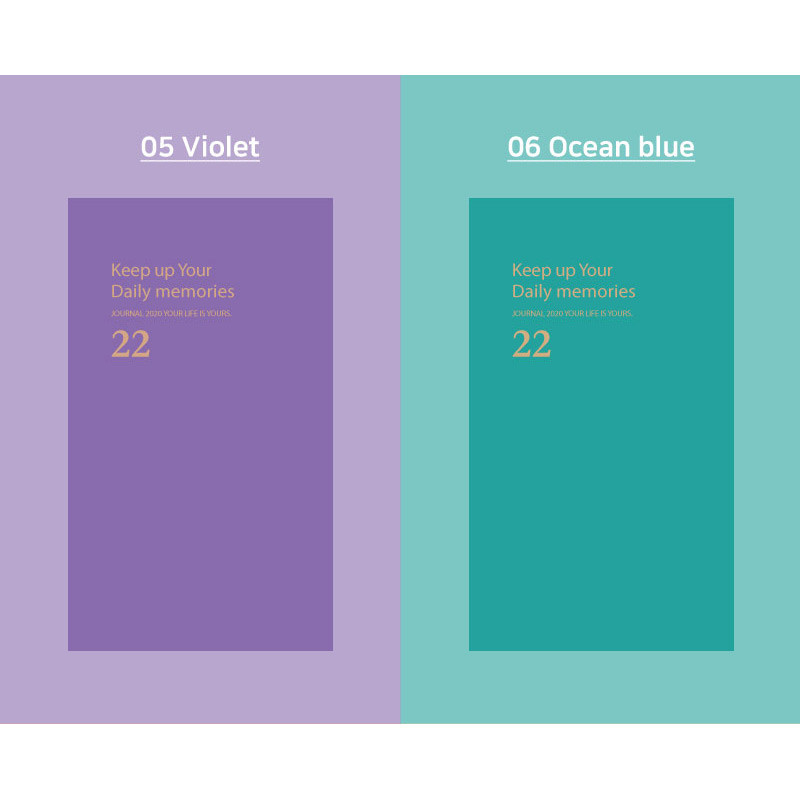 Color - Jam Studio 2022 One Fine Day Dated Weekly Diary Planner