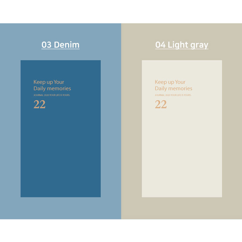 Color - Jam Studio 2022 One Fine Day Dated Weekly Diary Planner