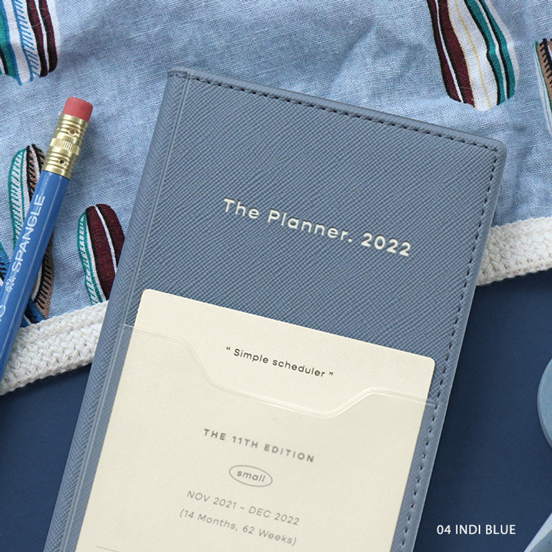04 Indi blue - ICONIC 2022 Simple Small Dated Weekly Diary Planner 04 Indi blue - ICONIC 2022 Simple Small Dated Weekly Diary Planner