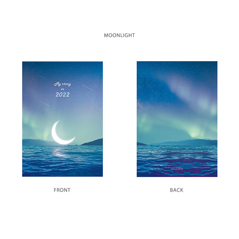 Moonlight - PLEPLE 2022 My Story Dated Weekly Planner Schedu