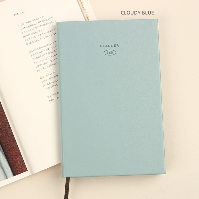 Cloudy Blue - Dash And Dot Mild Dateless Weekly Diary Planner