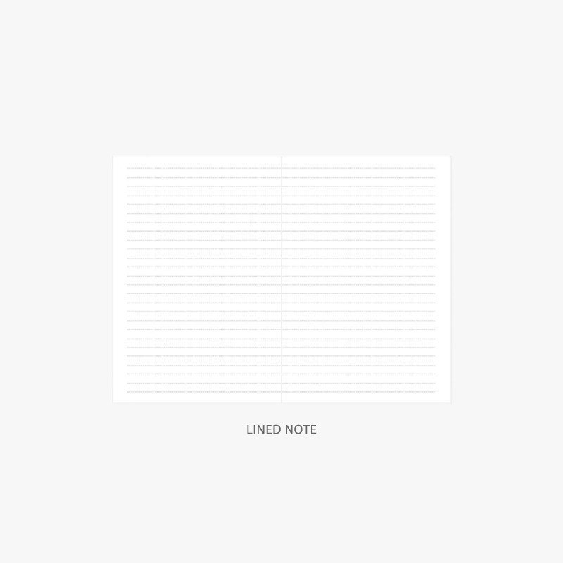 Lined note - 3AL 2022 Baebit Dated Weekly Diary Planner